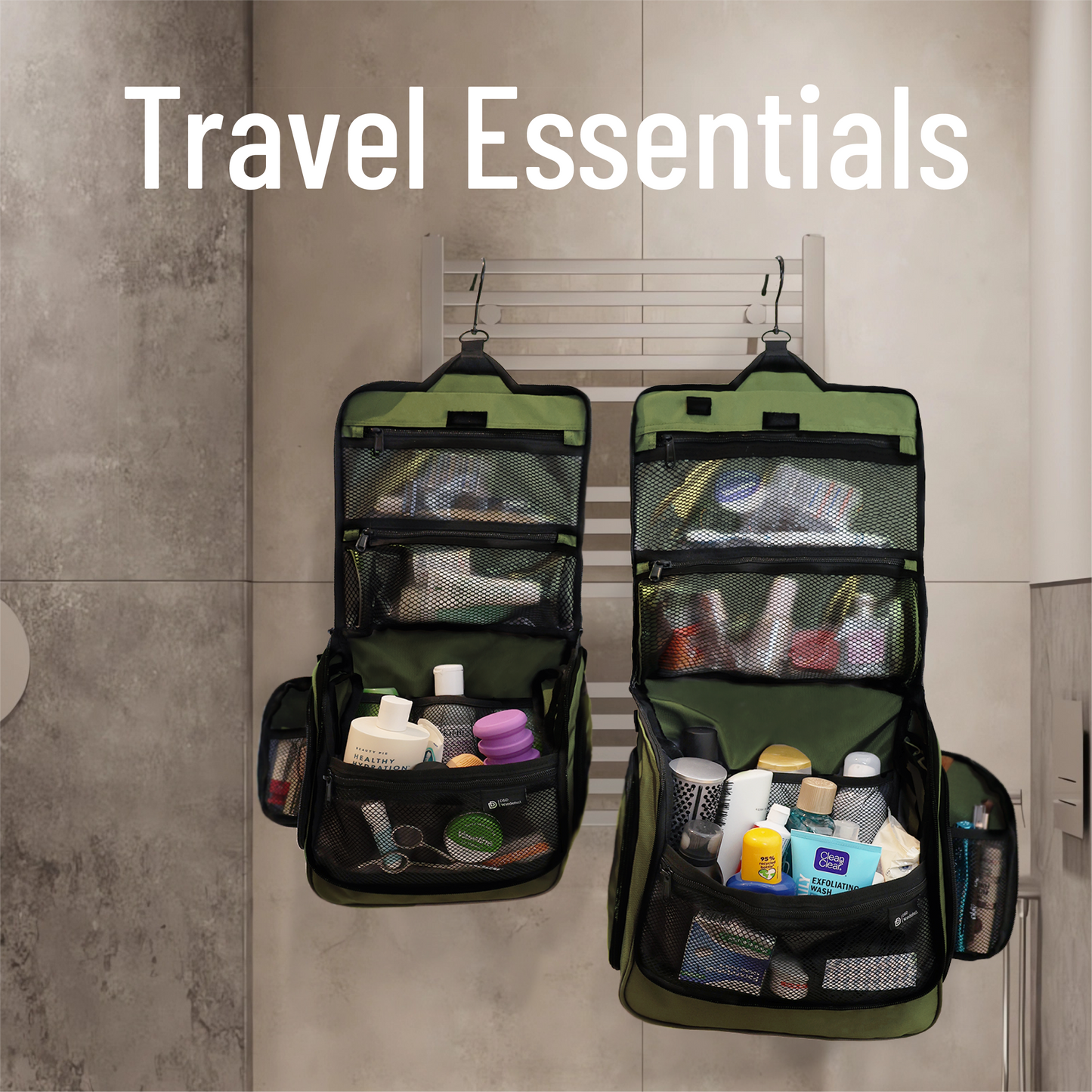 Wanderlust Hanging Toiletry Bag